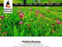 Tablet Screenshot of highlinerunning.com